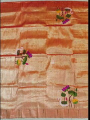 Pure silk handloom blouse pice
