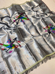 Pure silk handloom blouse pice