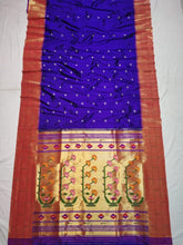 Pure silk handloom triple muniya brocade paithani saree