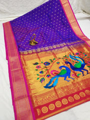 Semi-Paithani Fancy Pallu