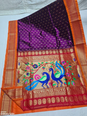 Semi-Paithani Fancy Pallu