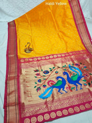 Semi-Paithani Fancy Pallu