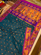 Riya Peacock Border Paithani