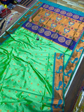 Riya Peacock Border Paithani