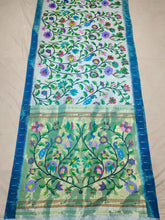 Pure silk handloom all over design brocade paithani saree