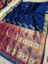 Peacock Border Brocade Paithani saree