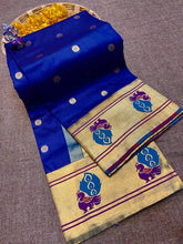 Peacock Border Brocade Paithani