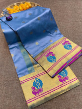 Peacock Border Brocade Paithani