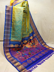 Pure Nath Pallu Chandrakor Paithani