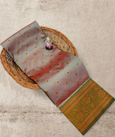 Pure Kajal Kanjiwaram Paithani Saree