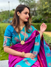 Navmi Brocked Paithani Saree