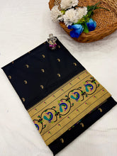 Peacock Border Brocade Paithani