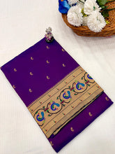 Peacock Border Paithani Saree