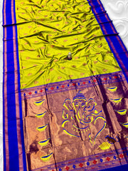 Shree Modak Ganeshaa Kadiyal Paithani