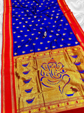 Shree Modak Ganeshaa Kadiyal Paithani