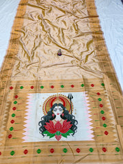 Navratri Special Adi Shakti Silk Paithani Saree