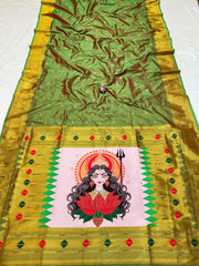 Navratri Special Adi Shakti Silk Paithani Saree
