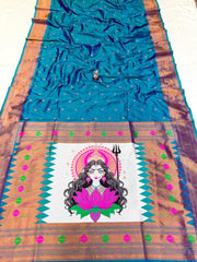 Navratri Special Adi Shakti Silk Paithani Saree