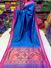 Semi Silk Double Pallu Yeola Paithani saree