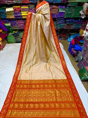 Half Silk Peshwai Paithani Saree
