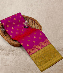 Premium Kajal Kanjiwaram Paithani Saree