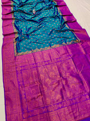 Kajal Kanjiwaram Paithani sarees