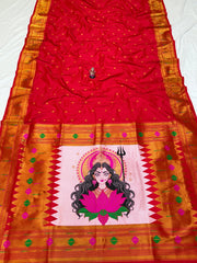 Navratri Special Adi Shakti Silk Paithani Saree