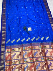 Pure silk maharani yeola Handloom paithani and 30 mor padar paithani pure silk