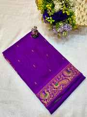 Half Silk Peshwai Paithani Saree